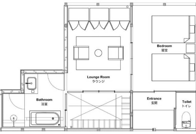 デラックスルーム, Nazuna Kyoto Gosho