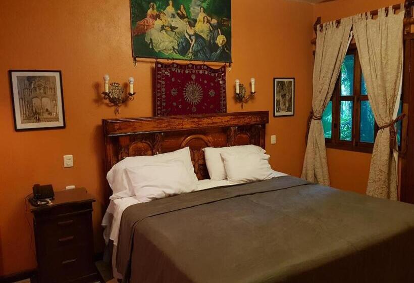 キングサイズベッドのデラックスルーム, Boutique Casona Maya Mexicana