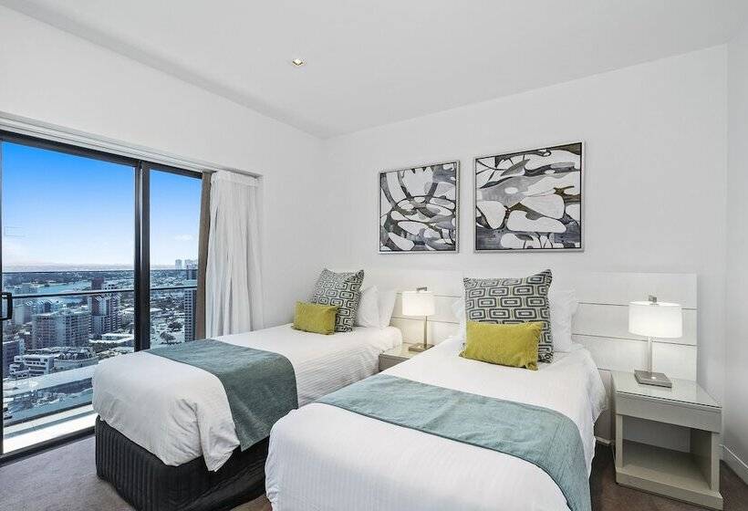 エクゼクティブアパートメントの３ベッドルーム, Soul On The Esplanade   Hr Surfers Paradise