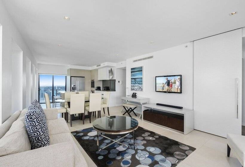 エクゼクティブアパートメントの３ベッドルーム, Soul On The Esplanade   Hr Surfers Paradise