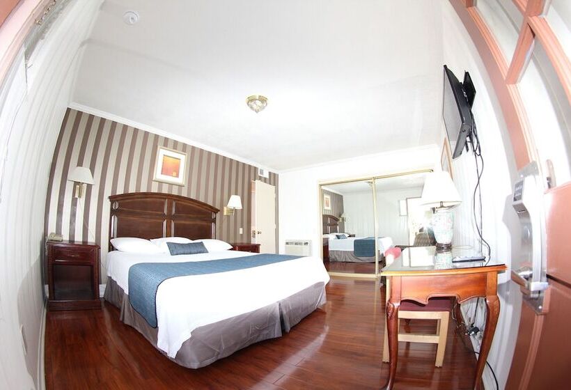 Номер Стандарт 2 Двуспальные Кровати, Anaheim Maingate Inn