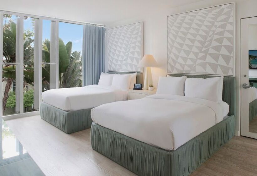 디럭스 룸, Avalon Hotel Beverly Hills, A Member Of Design Hotels