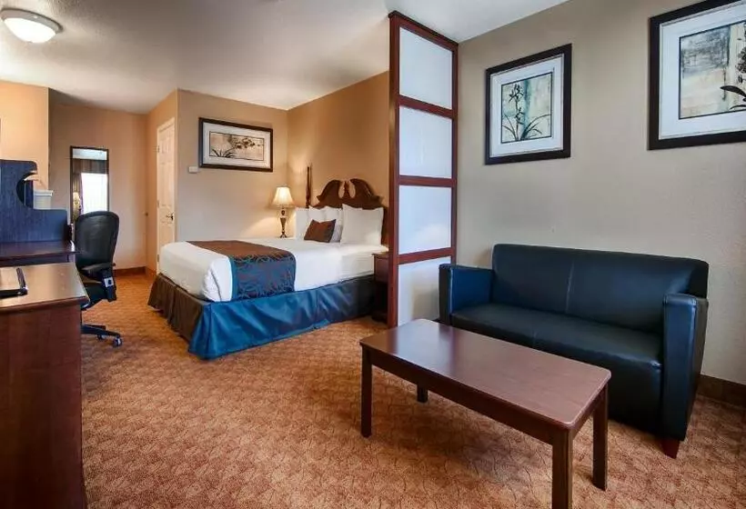 身障者適用キングサイズベッドルーム, Best Western Fallon Inn & Suites