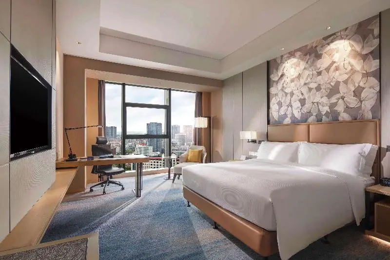 キングサイズベッドのスタンダードルーム, Doubletree By Hilton Yangzhou