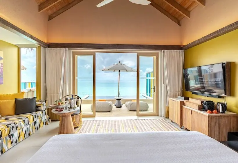 ویلای یک اتاق خوابه با استخر شنا, Hard Rock Hotel Maldives