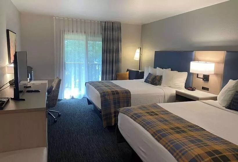 2ダブルベッドのスタンダードルーム, Best Western Lake Lucille Inn