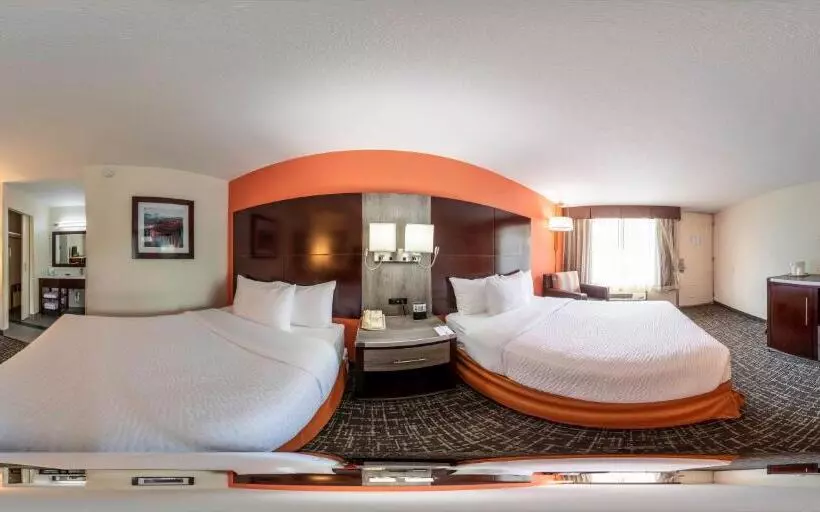 ２ダブルベッドのスタンダードルーム, New Hope Inn & Suites