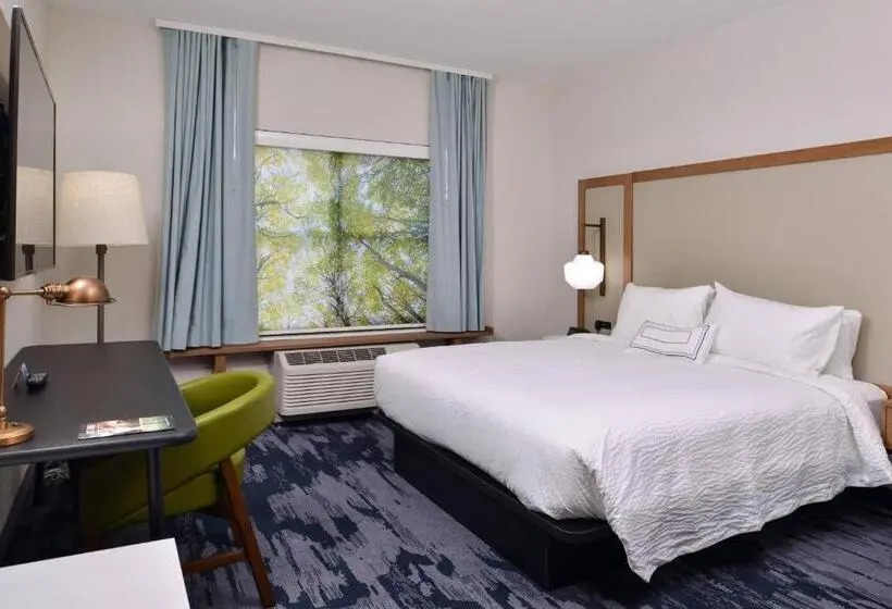 キングサイズベッドのスタンダードルーム, Fairfield Inn & Suites By Marriott Canton