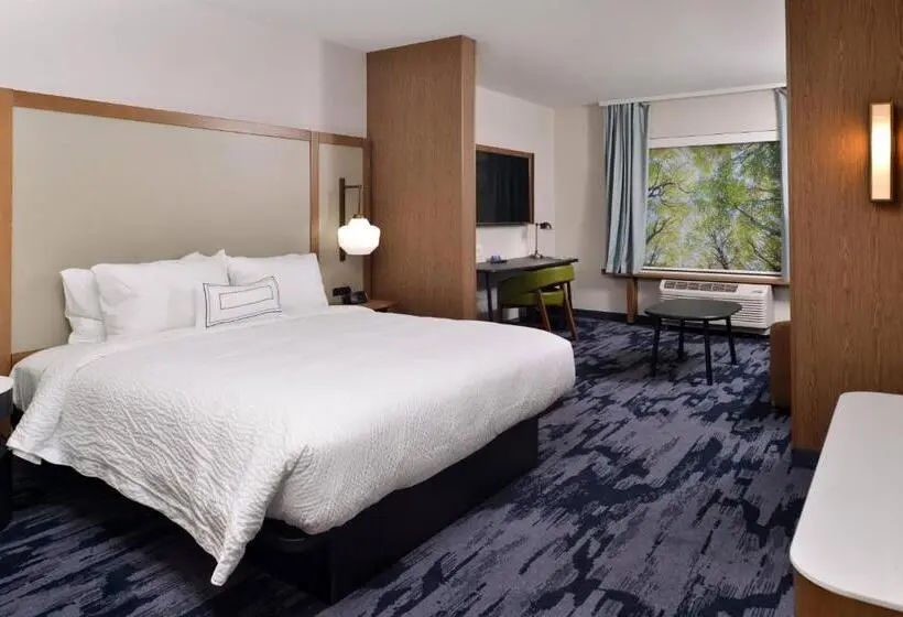 キングサイズベッドのスイートルーム, Fairfield Inn & Suites By Marriott Canton