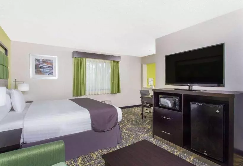 キングサイズベッドのスイートルーム, Americinn And Suites By Wyndham Delafield Waukesha Milwaukee