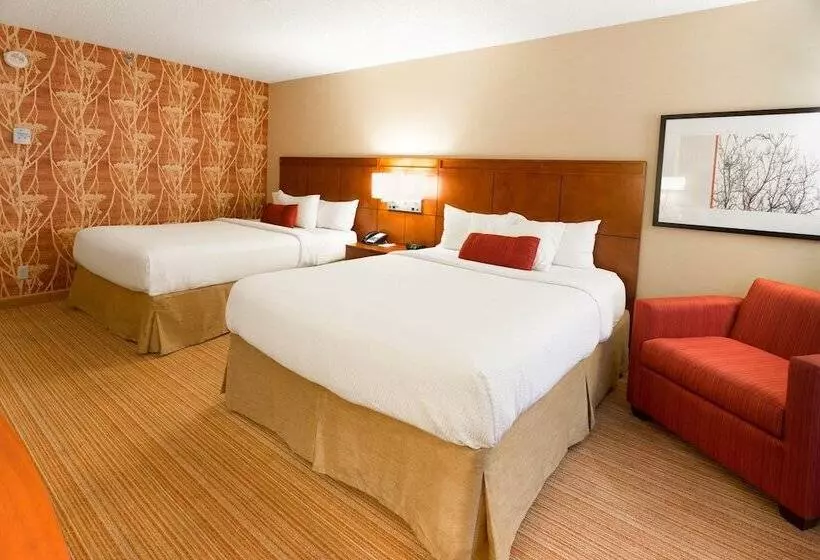 اتاق استاندارد با 2 تخت دوبل, Courtyard By Marriott Fort Collins
