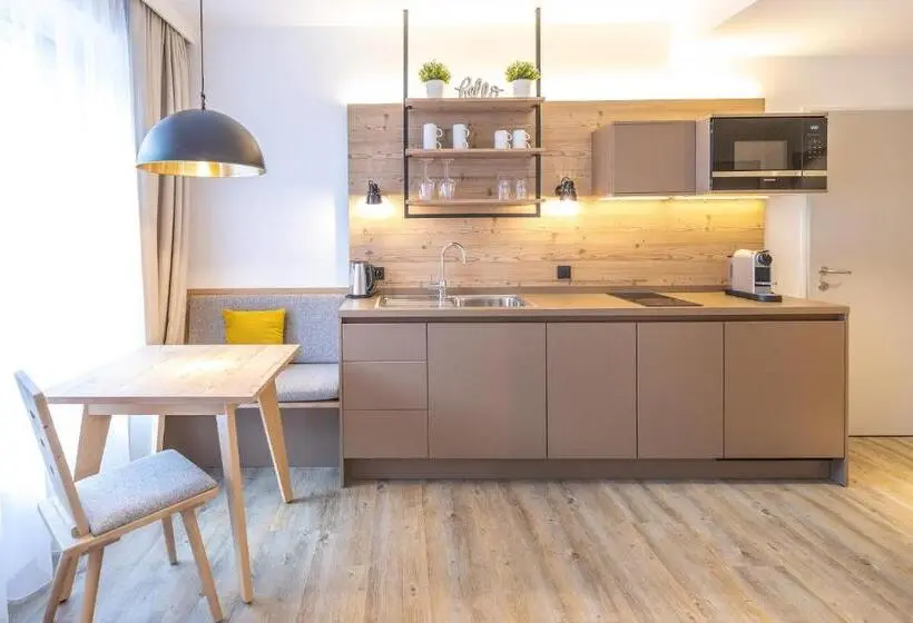 1 Sovrums Lägenhet, Alprima Aparthotel Hinterstoder