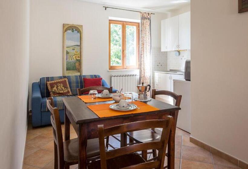 침실 1개 가든 전망 아파트, Agriturismo Il Sagrato Di Assisi  Appartamenti,camere