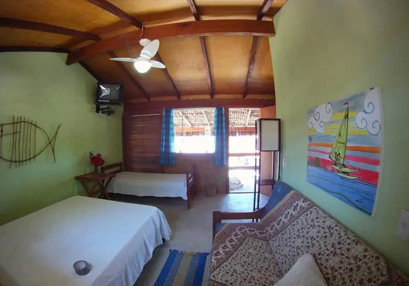 景色の見えるスタンダード4人部屋, Hospedaria Rosa Dos Ventos