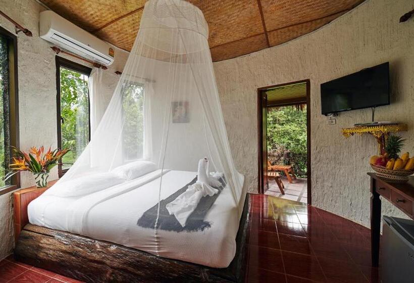 带花园景观的标准洋房, Khao Sok Paradise Resort