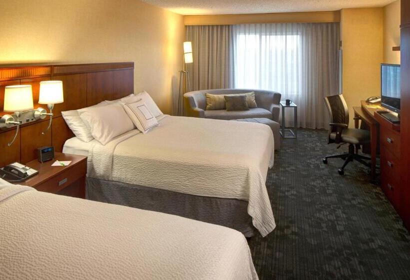 غرفه قياسيه سريرين مزدوجين, Courtyard By Marriott Anchorage Airport