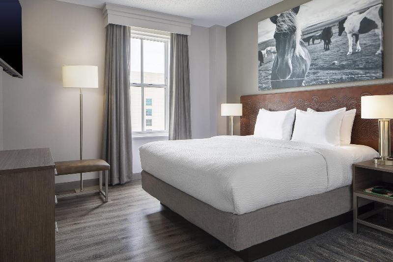 带大床的标准间, Courtyard Fort Worth Downtown/blackstone