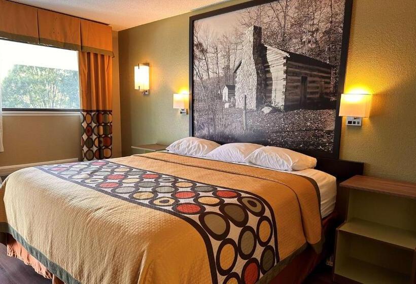身障者適用スタンダードルーム, Super 8 By Wyndham Cincinnati Springdale Oh