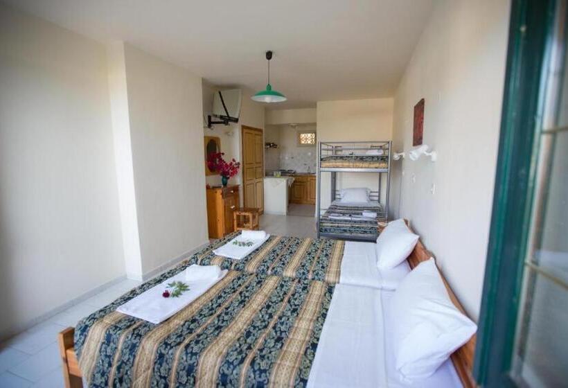 Четырехместный Номер Стандарт, Avra Sea View Paradise Pool Apartments