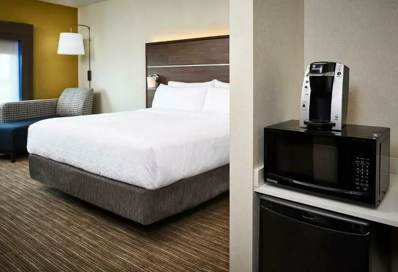 キングサイズベッドのスタンダードルーム, Holiday Inn Express   Sarnia   Point Edward, An Ihg