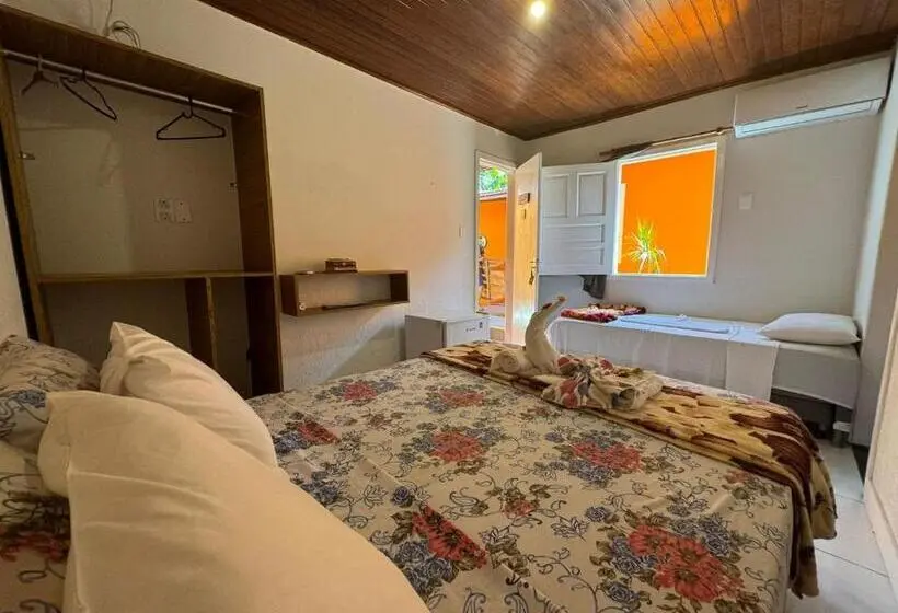 スタンダード4人部屋, Pousada Da Barra Maraú Bahia