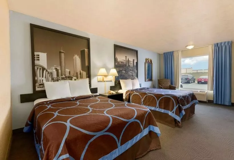 اتاق استاندارد با 2 تخت دوبل, Super 8 By Wyndham College Park/atlanta Airport West
