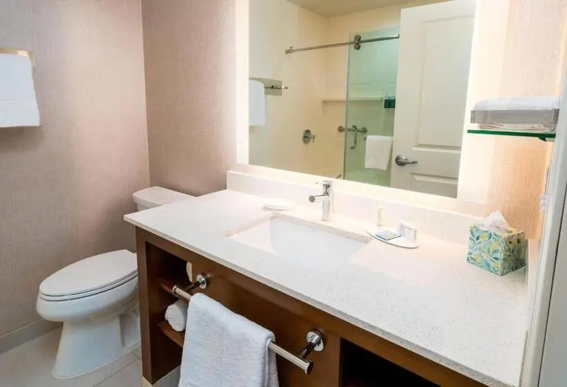 キングサイドベッドのスタンダードワンルーム, Residence Inn Upper Marlboro Joint Base Andrews