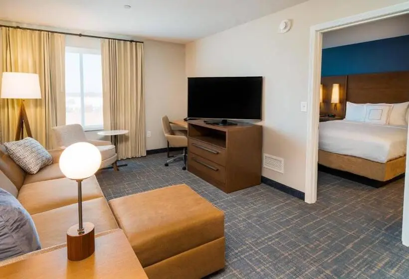 キングサイズベッドのスイートルーム, Residence Inn Upper Marlboro Joint Base Andrews