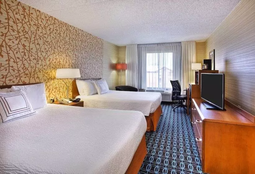 اتاق استاندارد با 2 تخت دوبل, Fairfield Inn Ann Arbor