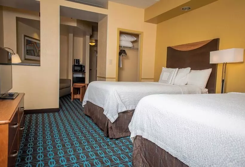 اتاق استاندارد با 2 تخت دوبل, Fairfield Inn & Suites By Marriott Knoxville/east