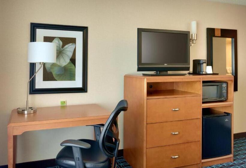 带大床的标准间, Fairfield Inn & Suites Salt Lake City Airport
