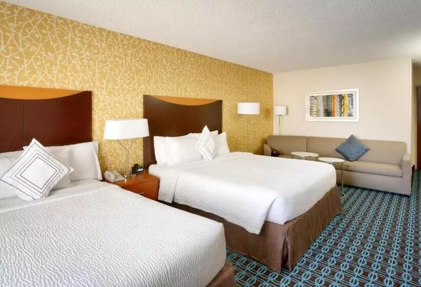 Deluxe-huone King-vuode, Fairfield Inn & Suites Salt Lake City Airport