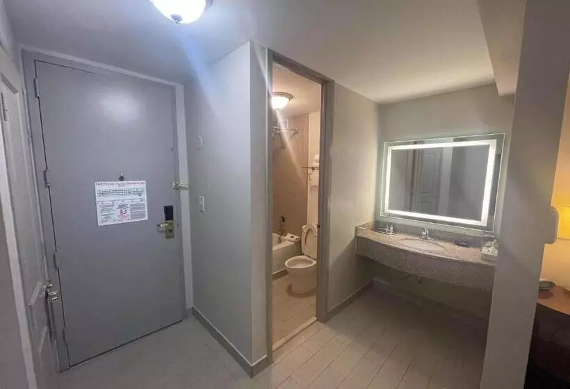 キングサイズベッドのデラックスルーム, Ramada By Wyndham Cleveland Independence