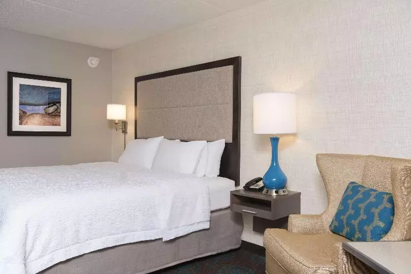 キングサイズベッドのデラックスルーム, Hampton Inn Bloomington