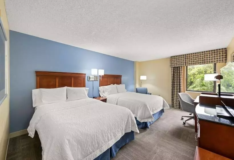 اتاق استاندارد با 2 تخت دوبل, Hampton Inn Miamiairport West