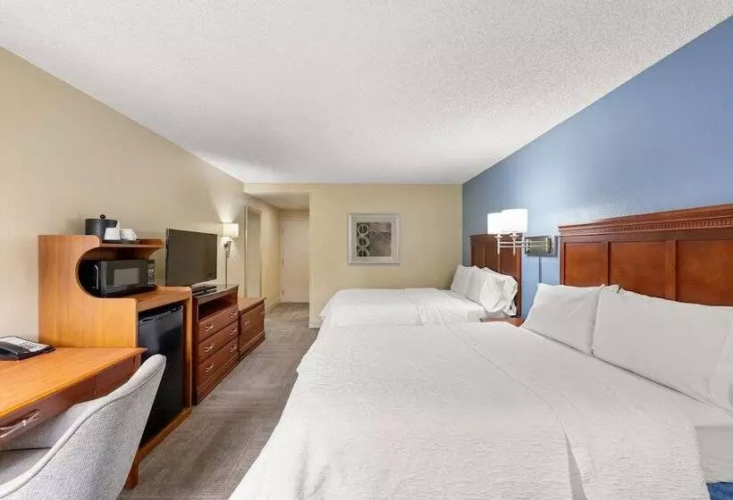 اتاق استاندارد با 2 تخت دوبل, Hampton Inn Miamiairport West