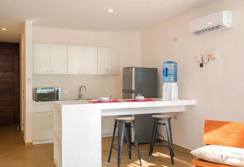 شقة غرفة نوم واحدة مزودة بشُرفة, Suites Turquesa