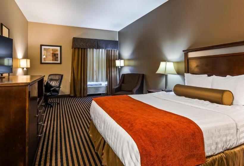 キングサイズベッドのスタンダードルーム, Best Western Plus Prairie Inn