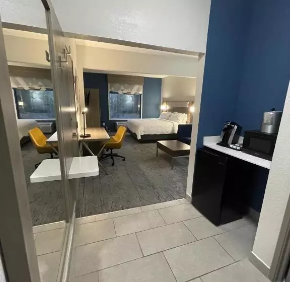 キングサイズベッドのスタンダードルーム, Holiday Inn Express Hotel & Suites Hiawassee, An Ihg