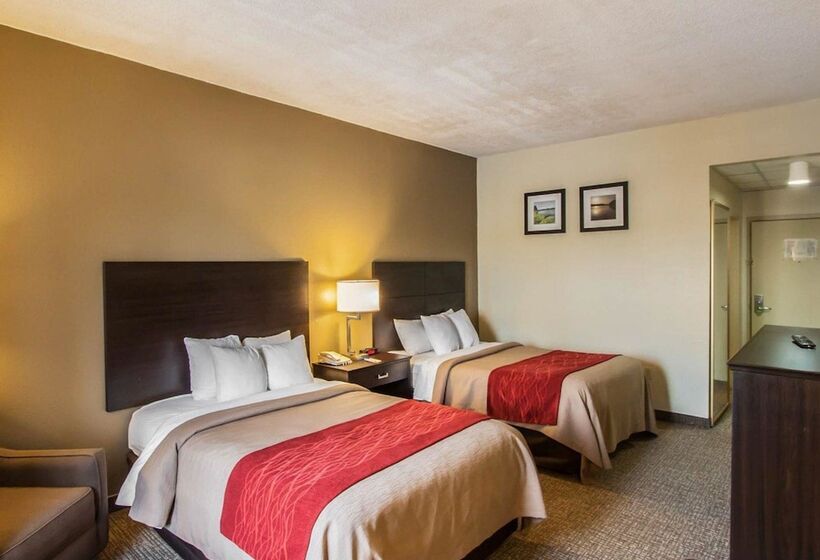 Номер Стандарт 2 Двуспальные Кровати, Quality Inn Hayti North