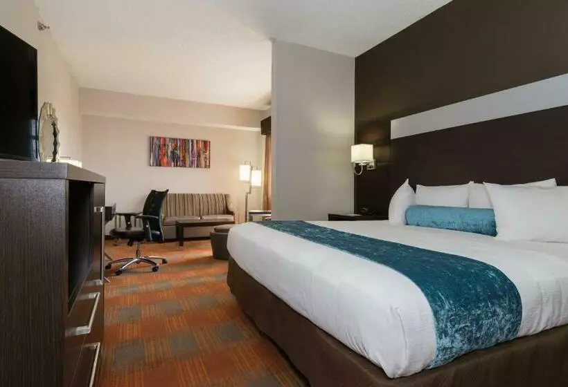キングサイズベッドのスタンダードルーム, Best Western Plus Pinevillecharlotte South