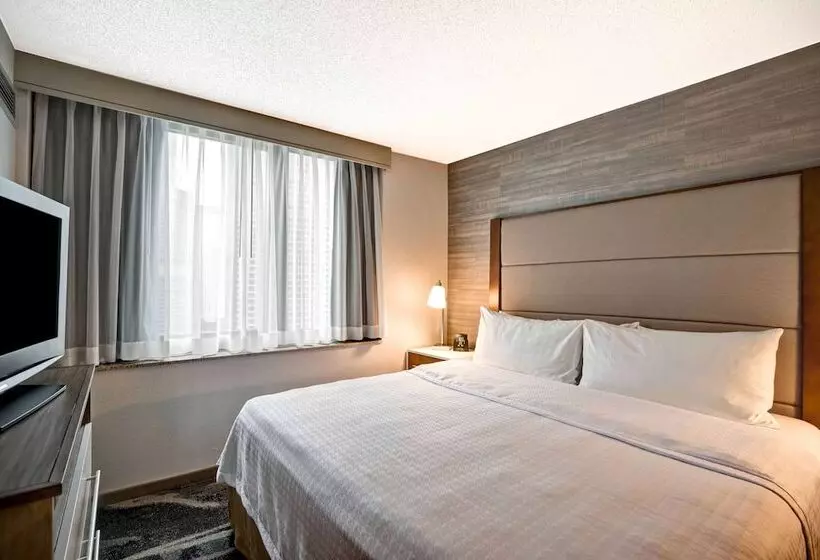 ダブルベッドのスタンダードスタジオ, Homewood Suites By Hilton Chicagodowntown