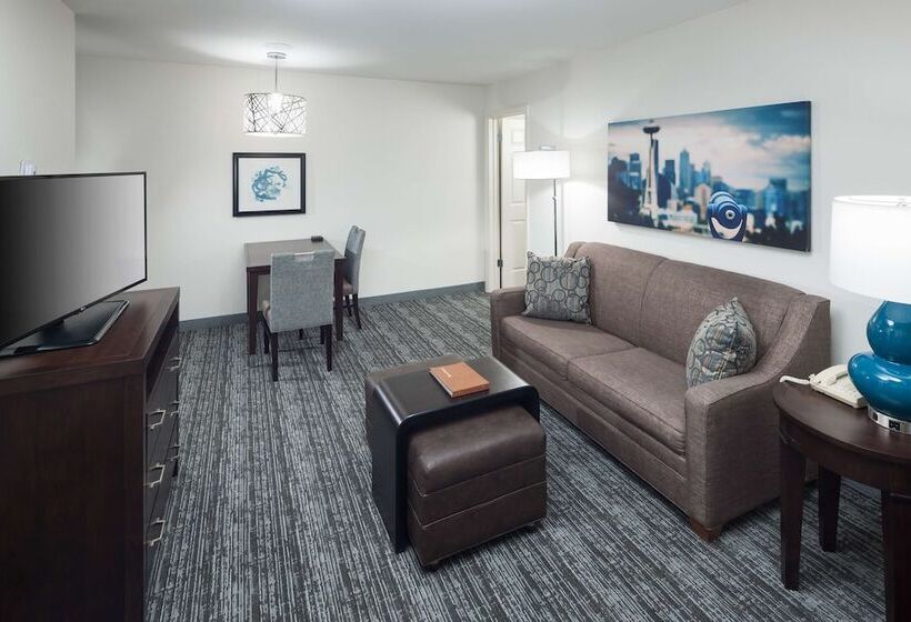 침실 2개 스위트, Homewood Suites By Hilton Seattle Tacoma Airport/tukwila