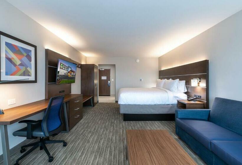 带大床的套房, Holiday Inn Express & Suites   Greenville   Taylors, An Ihg