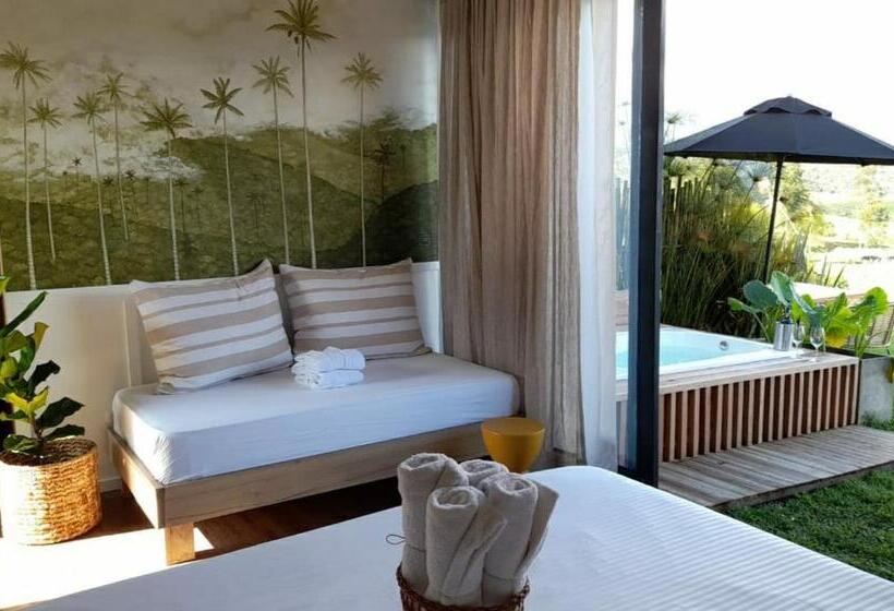 豪华房间, Ecohotel Monte Tierra Habitaciones Y Glamping