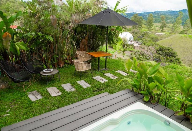 豪华房间, Ecohotel Monte Tierra Habitaciones Y Glamping