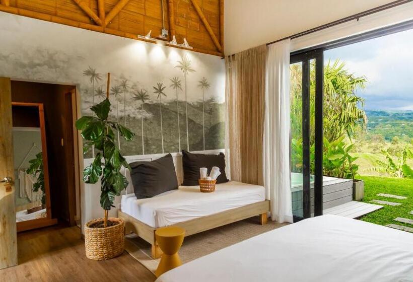 豪华房间, Ecohotel Monte Tierra Habitaciones Y Glamping