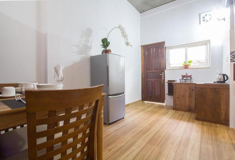 آپارتمان 1 خوابه با چشمانداز باغ, Angkor Dino Home