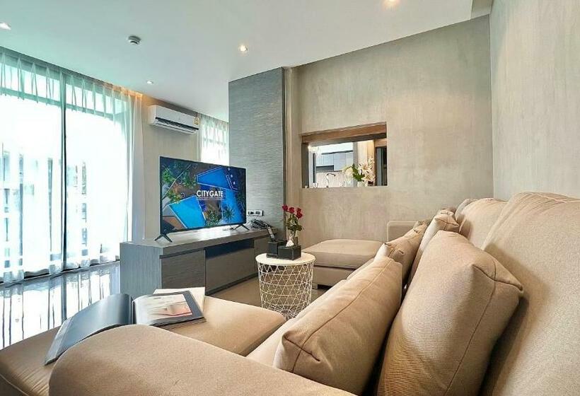 침실 2개 스위트, Citygate Kamala Resort And Residence Official Account