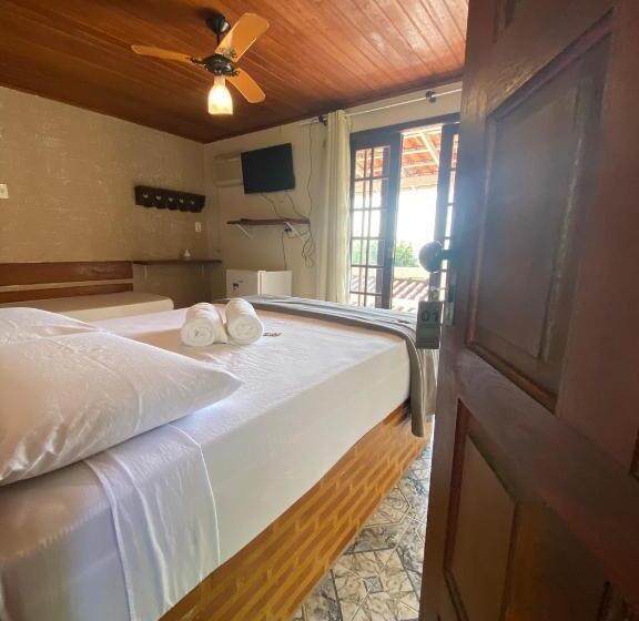 수피리어 트리플룸 바다 전망, Bem Natural Pousada & Camping